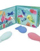 Janod Bath Book Party under the sea книжка с картинки за ваната 10m+ 1 бр.