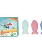 Janod Bath Book Party under the sea книжка с картинки за ваната 10m+ 1 бр.
