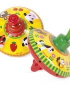 Janod Farm Spinning Top музикална играчка 2y+ 1 бр.