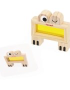 Janod Sensory Game Translucent Blocks играчка за подреждане 12m+ 12 бр.