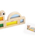 Janod Sensory Game Translucent Blocks играчка за подреждане 12m+ 12 бр.