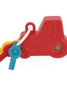 Janod Sound and Light Tractor Keychain играчка за подреждане от дърво 18m+ 1 бр.