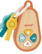 Janod Sounding Keychain играчка за подреждане от дърво 18m+ 1 бр.