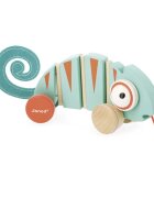Janod Tropik Pull-Along Chameleon люлееща се играчка 12m+ 1 бр.