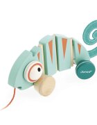 Janod Tropik Pull-Along Chameleon люлееща се играчка 12m+ 1 бр.