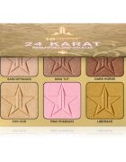Jeffree Star Cosmetics Skin Frost™ 24K Highlighter палитра хайлайтъри 6x7 гр.