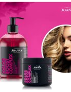 Joanna Color Boost Complex хидратиращ балсам неутрализиращ жълтеникавите оттенъци 500 гр.