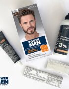 Joanna Power Men боя за коса за мъже цвят Natural Brown
