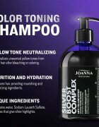 Joanna Silver Boost Complex лилав шампоан неутрализиращ жълтеникавите оттенъци 500 гр.