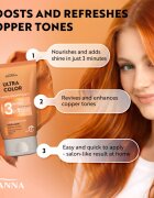 Joanna Ultra Color Cooper Shades 3 Minutes маска за коса за коса с червени нюанси 100 гр.