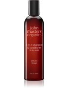John Masters Organics Scalp 2 in 1 Shampoo with Zinc & Sage шампоан и балсам 2 в1 236 мл.