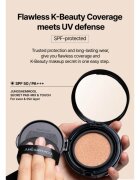 JUNG SAEM MOOL Essential Skin Nuder Cushion хидратиращ фон дьо тен в гъба + резервен пълнител цвят Pink Light 2x14 гр.