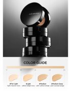 JUNG SAEM MOOL Essential Skin Nuder Longwear Cushion дълготраен грим в гъбичка SPF 50+ + резервен пълнител цвят Medium Deep 2x14 гр.