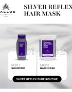 Kallos Coloring Hair Mask Silver Reflex маска за коса неутрализиращ жълтеникавите оттенъци 275 мл.
