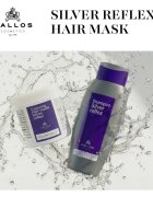 Kallos Coloring Hair Mask Silver Reflex маска за коса неутрализиращ жълтеникавите оттенъци 275 мл.
