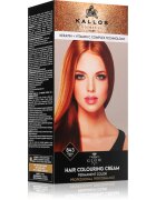 Kallos Glow Lasting Cream Colour перманентната боя за коса цвят Corall Red 60 мл.
