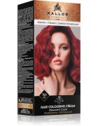 Kallos Glow Lasting Cream Colour перманентната боя за коса цвят Rubin Red 60 мл.