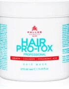 Kallos Hair Pro-Tox маска за слаба и увредена коса с кокосово масло хиалуронова киселина и колаген 275 мл.