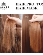 Kallos Hair Pro-Tox маска за слаба и увредена коса с кокосово масло хиалуронова киселина и колаген 275 мл.