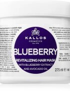 Kallos KJMN Professional Blueberry ревитализираща маска за суха увредена и химически третирана коса 275 мл.