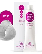 Kallos KJMN Professional Cream Hair Colour Keratin & Argan Oil боя за коса с кератин и арганово масло цвят 12.11 Special Ultra Blonde 100 мл.
