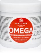 Kallos KJMN Professional Omega подхранваща маска за коса с омега 6 комплекс и масло от макадамия 275 мл.