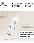 Kallos Plex Flat Iron Spray термозащитен спрей за оформяне с преса и маша за увредена и химически третирана коса 200 мл.