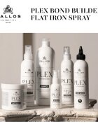 Kallos Plex Flat Iron Spray термозащитен спрей за оформяне с преса и маша за увредена и химически третирана коса 200 мл.