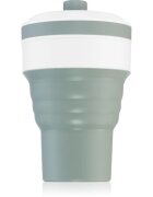 KidPro Collapsible Mug чаша със сламка Grey 1 бр.