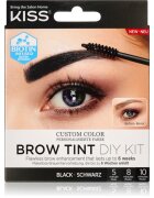 KISS Brow Tint DIY Kit цвят за вежди цвят Black 20 мл.