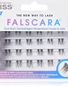 KISS Falscara The New Way to Lash лепящи снопчета мигли без възли 24 бр.