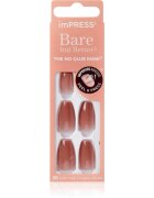 KISS imPRESS Bare but Better Изкуствени нокти самозалепващ се Flare 30 бр.