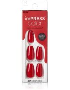 KISS imPRESS Color Medium Изкуствени нокти Reddy or Not 30 бр.