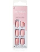 KISS imPRESS Color Short Изкуствени нокти самозалепващ се Pick Me Pink 30 бр.
