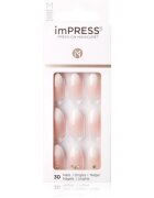KISS imPRESS Medium Изкуствени нокти самозалепващ се Awestruck 30 бр.