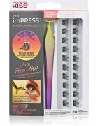 KISS imPRESS Press-on Falsies изкуствени мигли в сноп с възел 02 Voluminous 20 бр.