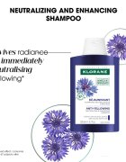 Klorane Cornflower Organic шампоан неутрализиращ жълтеникавите оттенъци 200 мл.
