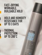 KMS Hair Stay Working Hairspray лак за коса за коса изложена на високи температури 75 мл.
