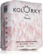 Kolorky Day Flowers еднократни ЕКО пелени размер XL 12-16 Kg 17 бр.