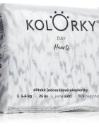 Kolorky Day Hearts еднократни пелени размер S 3-6 Kg 25 бр.
