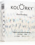 Kolorky Day Rain&Rainbow еднократни ЕКО пелени размер L 8-13 Kg 19 бр.