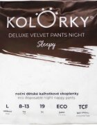 Kolorky Deluxe Velvet Pants Night Sleepy еднократни пелени гащички за нощ L 8-13 kg 19 бр.