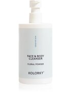 Kolorky Face & Body Cleanser нежен измиващ гел за лице и тяло Floral Powder 390 мл.