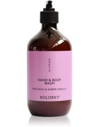 Kolorky Hand & Body Wash почистващ гел за ръце и тяло Patchouli &Amber Vanilla 490 мл.