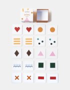 Kolorky Memo Game Shapes Съвпадение на картината 20 бр.