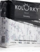 Kolorky Night Unicorn еднократни пелени за цялостна защита през нощта размер L 8-13 Kg 19 бр.