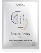 KORIKA FermentBeauty Hydrating Face Sheet Mask with Fermented Yogurt and Hyaluronic Acid хидратираща платнена маска с ферментирало кисело мляко и хиал