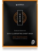 KORIKA Korean Heritage Jeju Mandarin & Vitamin B-C-E Complex Skin Illuminating Sheet Mask озаряваща платнена маска 25 гр.