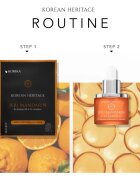 KORIKA Korean Heritage Jeju Mandarin & Vitamin B-C-E Complex Skin Illuminating Sheet Mask озаряваща платнена маска 25 гр.