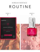 KORIKA Korean Heritage Red Ginseng & Adenosine Anti-aging Sheet Mask платнена маска против бръчки 25 гр.
